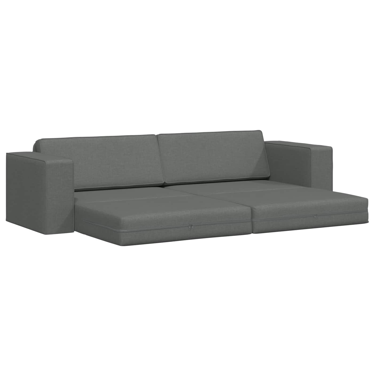 Slaapbank Donkergrijs 245 x 78 x 77 cm Stof is nu te koop bij PeponiXL, paradijselijk wonen!