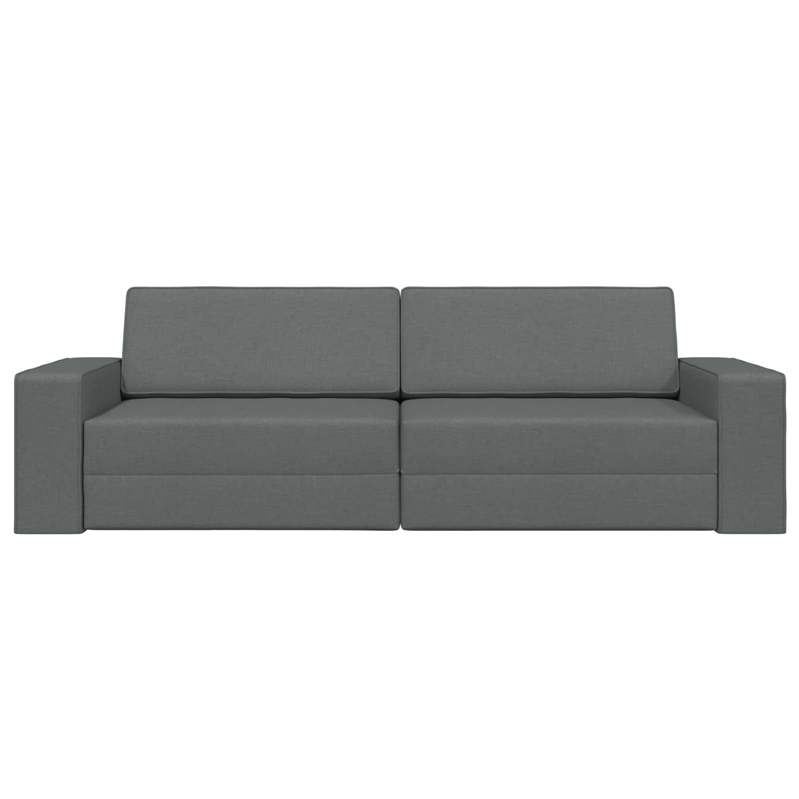 Slaapbank Donkergrijs 245 x 78 x 77 cm Stof is nu te koop bij PeponiXL, paradijselijk wonen!