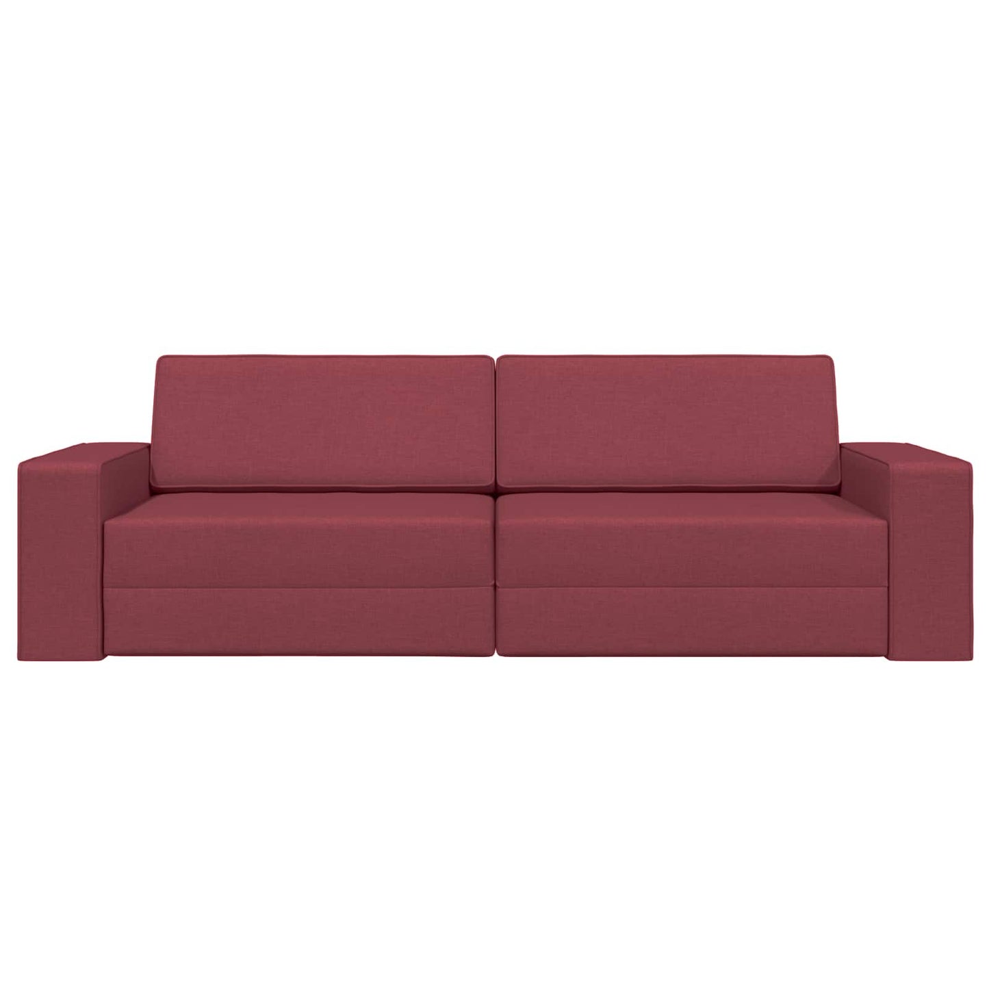 Slaapbank Wijnrood 245 x 78 x 77 cm Stof is nu te koop bij PeponiXL, paradijselijk wonen!