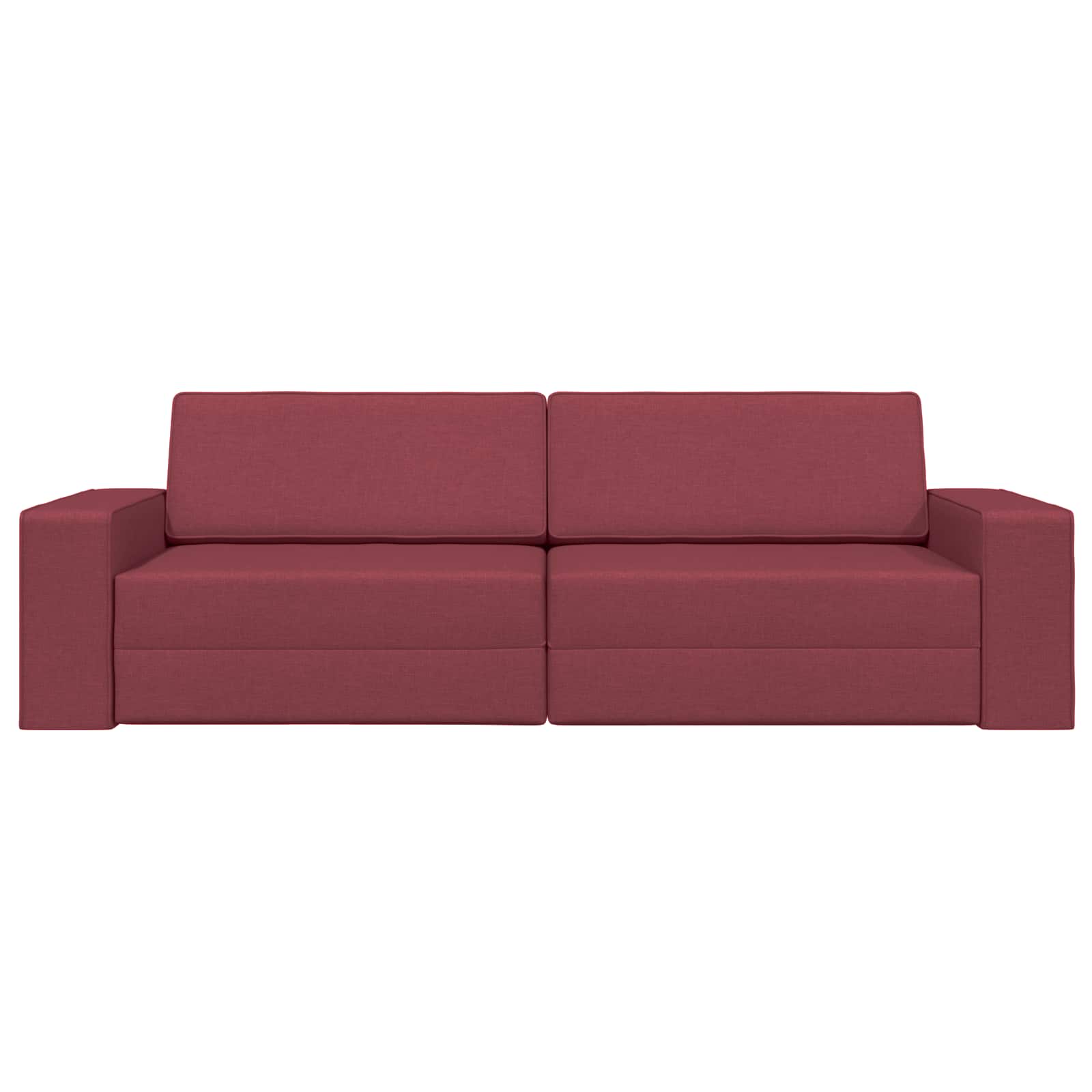 Slaapbank Wijnrood 245 x 78 x 77 cm Stof is nu te koop bij PeponiXL, paradijselijk wonen!