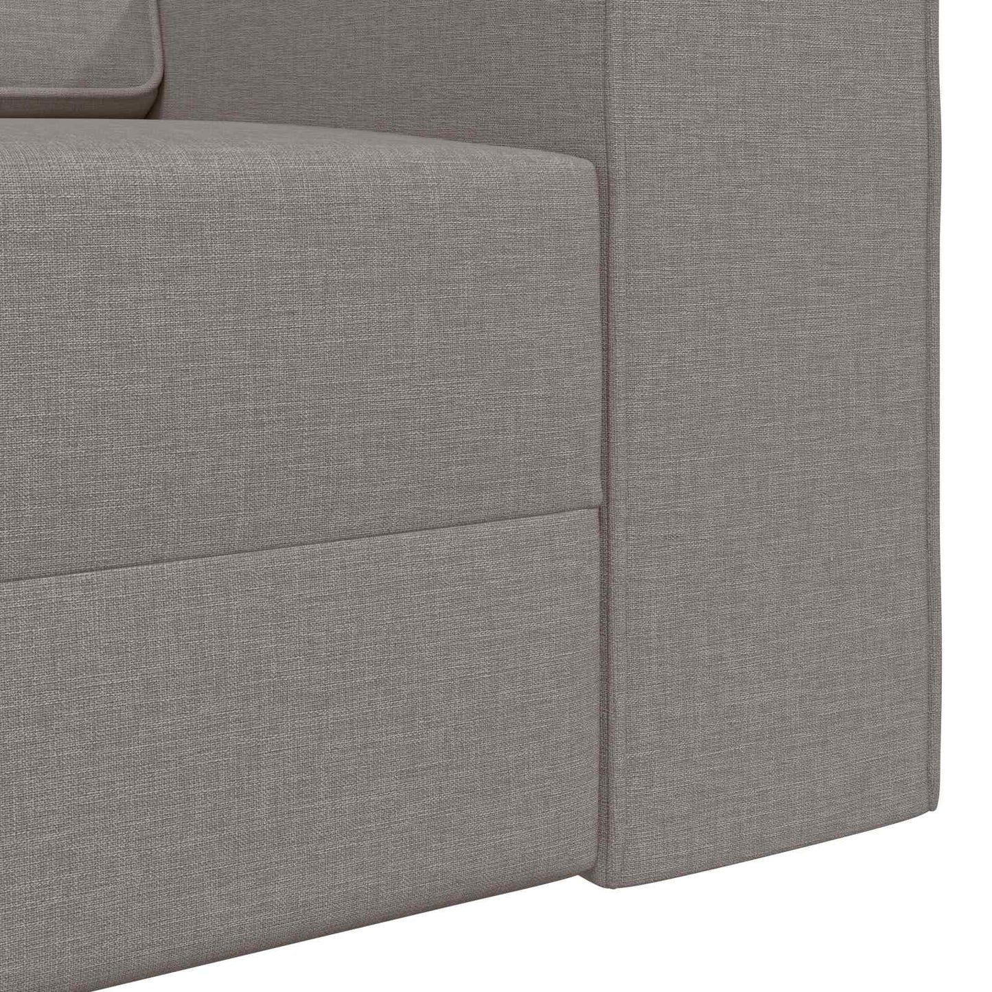 Slaapbank Taupe 245 x 78 x 77 cm Stof is nu te koop bij PeponiXL, paradijselijk wonen!