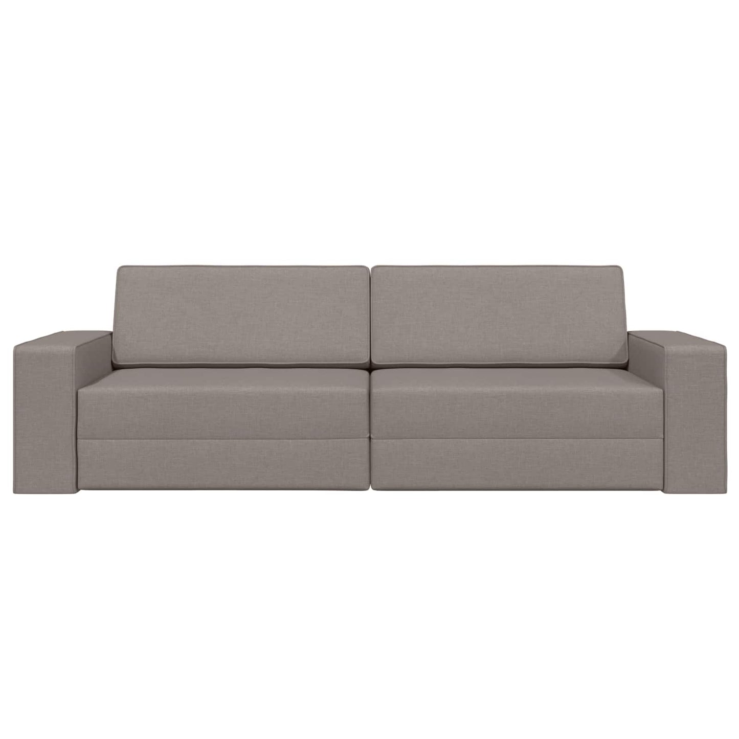 Slaapbank Taupe 245 x 78 x 77 cm Stof is nu te koop bij PeponiXL, paradijselijk wonen!