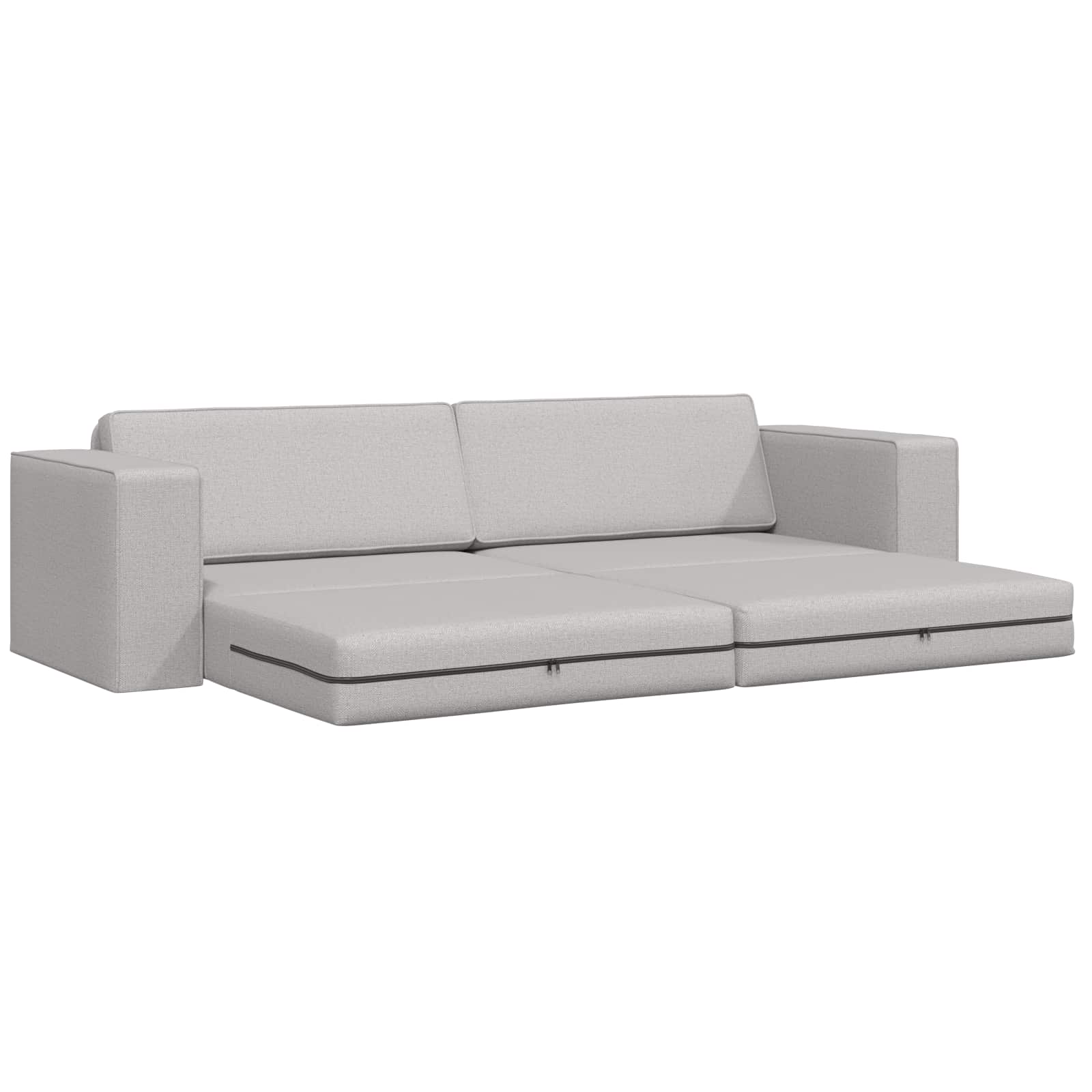 Slaapbank Wolkengrijs 245 x 78 x 77 cm Stof is nu te koop bij PeponiXL, paradijselijk wonen!