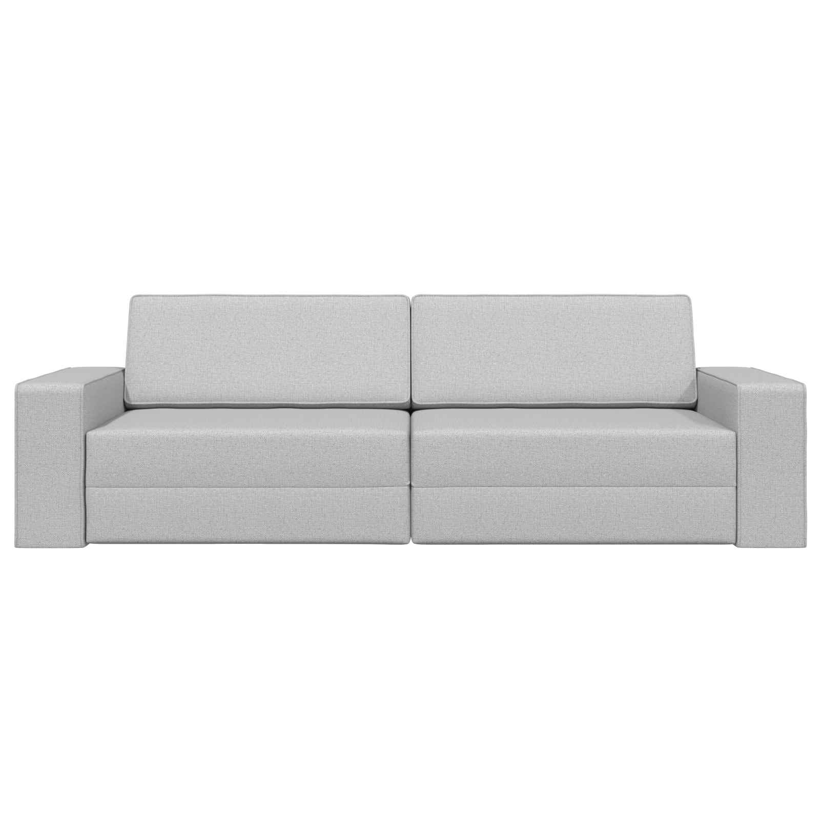 Slaapbank Wolkengrijs 245 x 78 x 77 cm Stof is nu te koop bij PeponiXL, paradijselijk wonen!