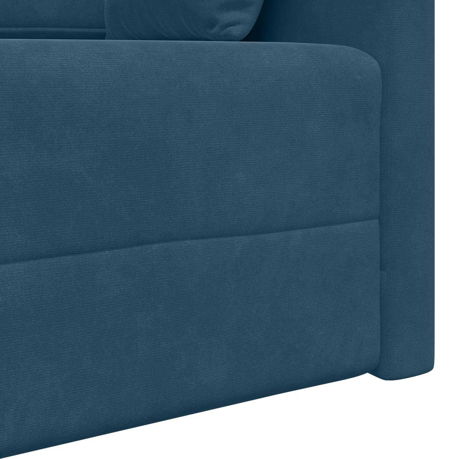 Vloerslaapbank Blauw 213 x 70 x 77 cm Fluweel is nu te koop bij PeponiXL, paradijselijk wonen!