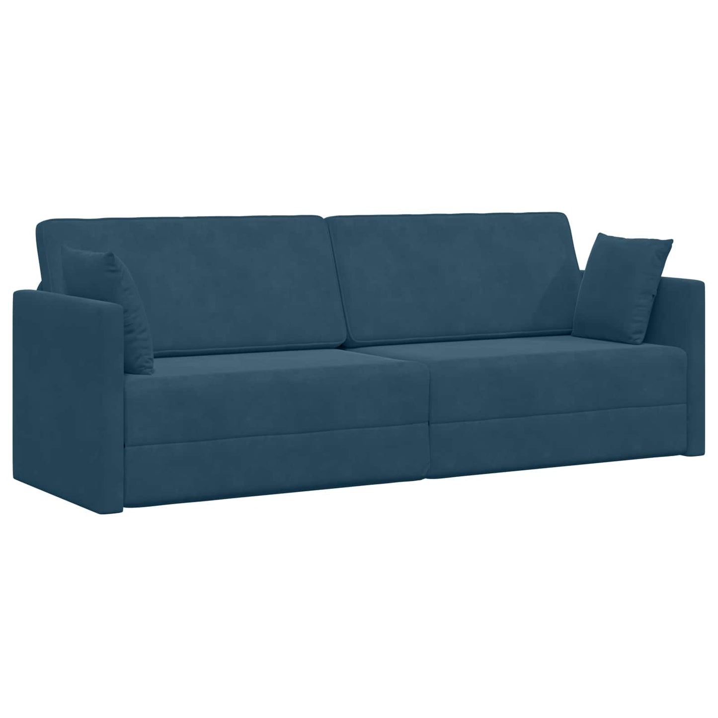 Vloerslaapbank Blauw 213 x 70 x 77 cm Fluweel is nu te koop bij PeponiXL, paradijselijk wonen!