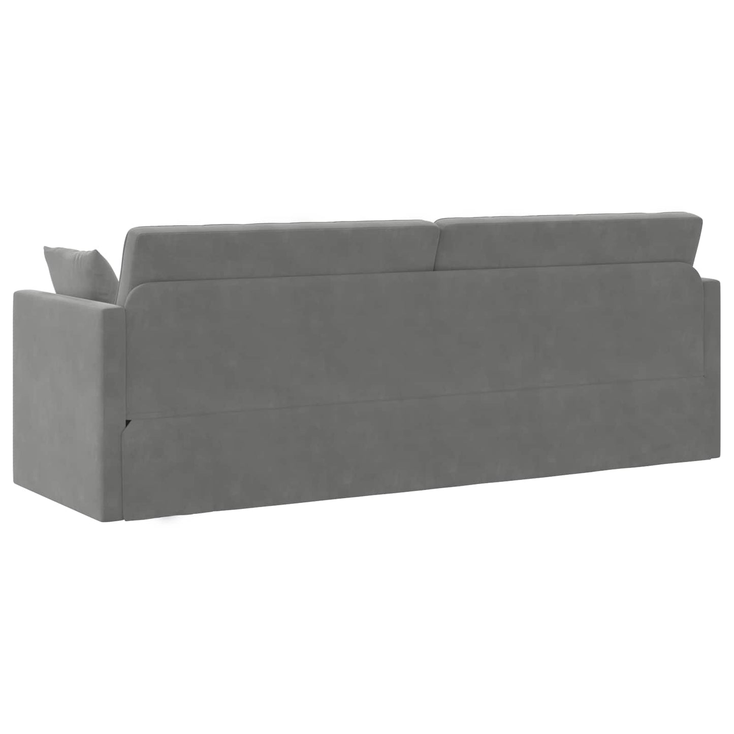 Vloerslaapbank Donkergrijs 213 x 70 x 77 cm Fluweel is nu te koop bij PeponiXL, paradijselijk wonen!