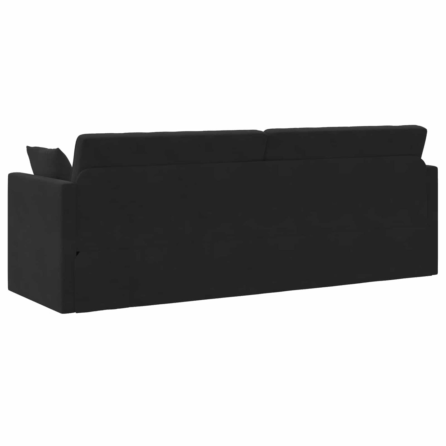 Vloerslaapbank Zwart 213 x 70 x 77 cm Fluweel is nu te koop bij PeponiXL, paradijselijk wonen!