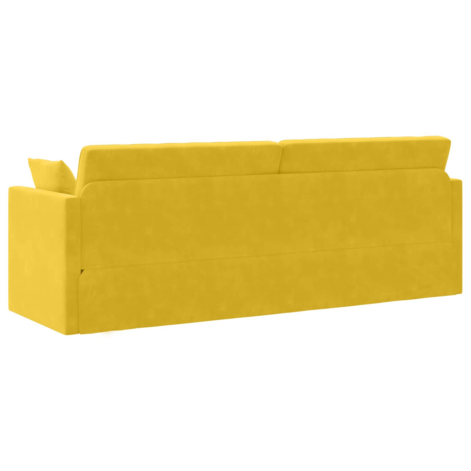 Vloerslaapbank Geel 213 x 70 x 77 cm Fluweel is nu te koop bij PeponiXL, paradijselijk wonen!