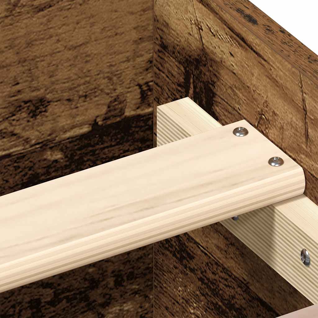 Bedframe zonder matras bewerkt 90x190 cm bewerkt hout oud is nu te koop bij PeponiXL, paradijselijk wonen!