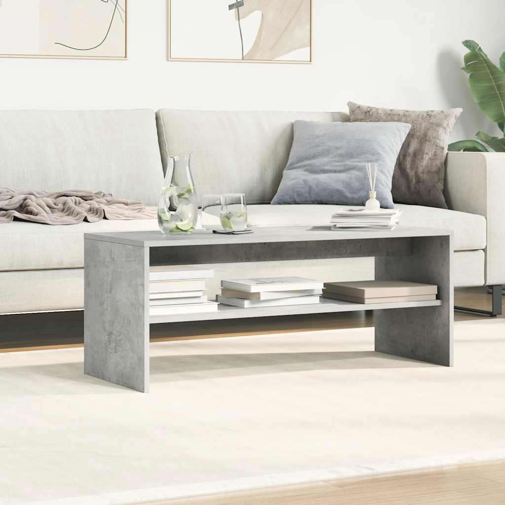 Tv-meubel 100x40x40 cm bewerkt hout betongrijs is nu te koop bij PeponiXL, paradijselijk wonen!