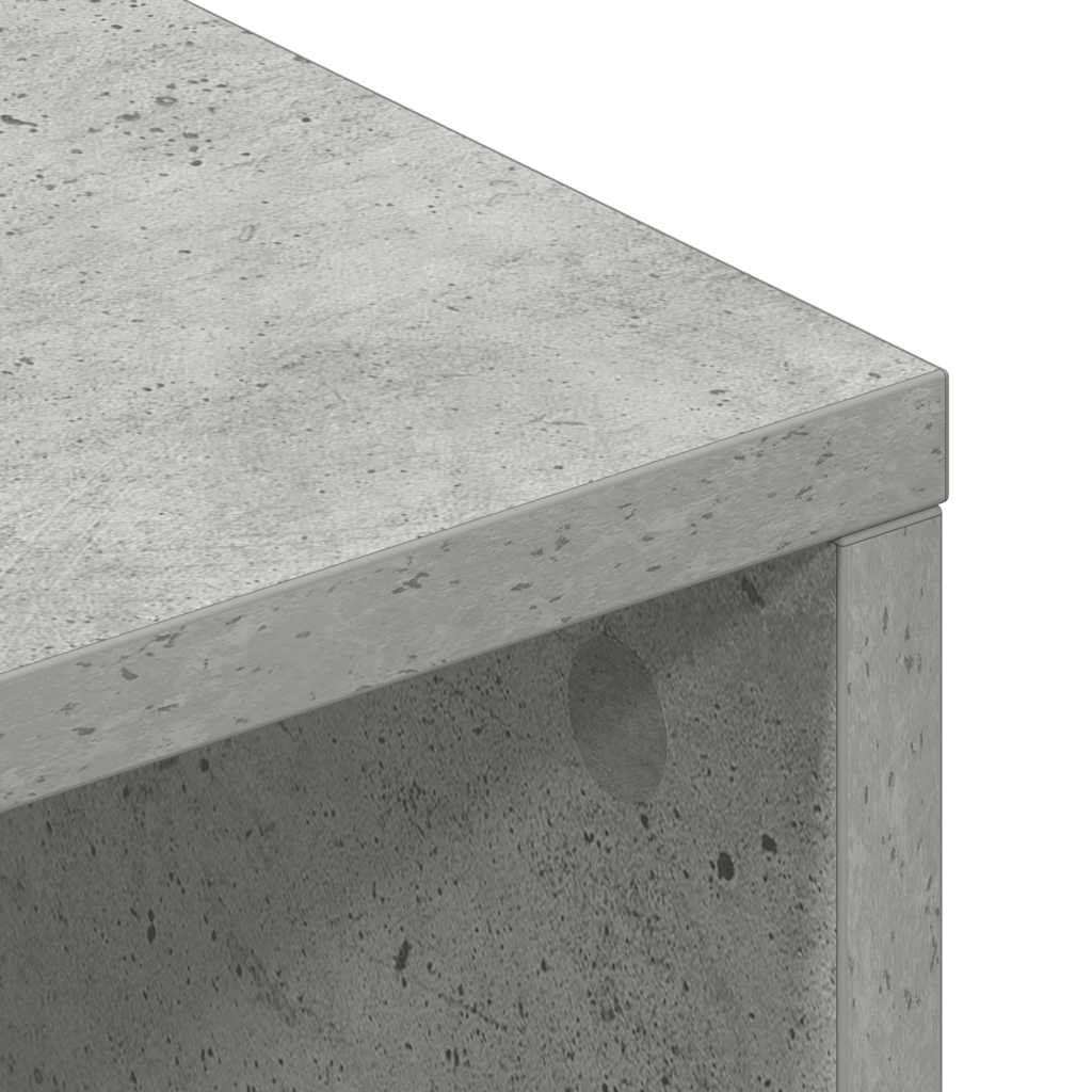 Tv-meubel 100x40x40 cm bewerkt hout betongrijs is nu te koop bij PeponiXL, paradijselijk wonen!