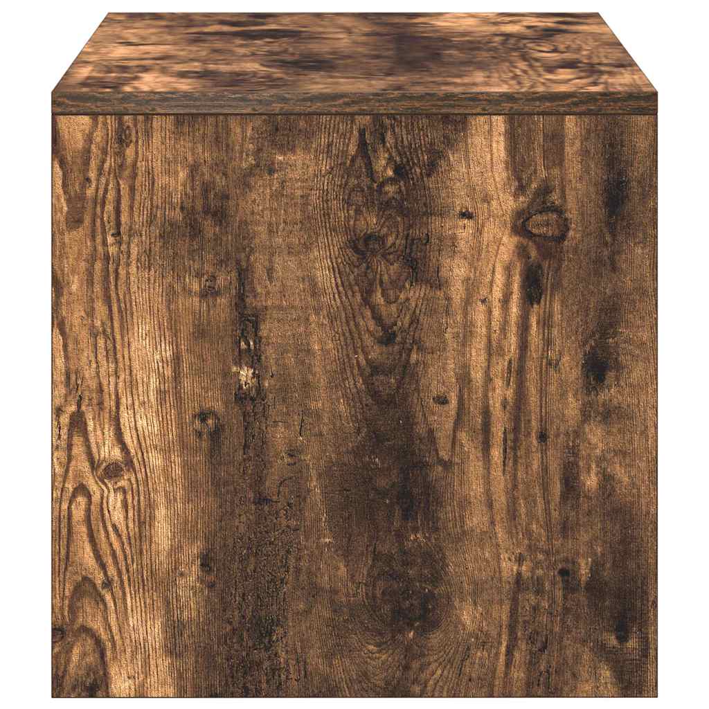 Tv-meubel 100x40x40 cm bewerkt hout gerookt eikenkleurig is nu te koop bij PeponiXL, paradijselijk wonen!