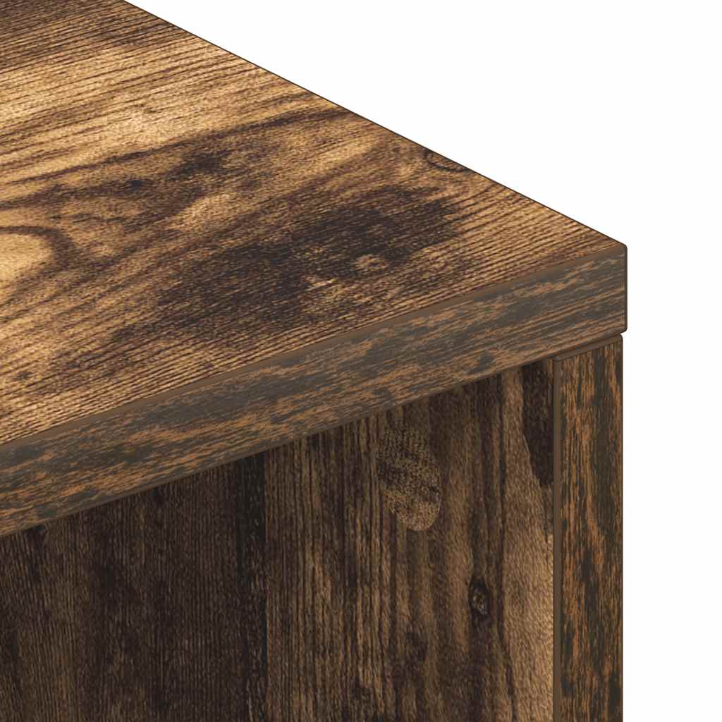 Tv-meubel 100x40x40 cm bewerkt hout gerookt eikenkleurig is nu te koop bij PeponiXL, paradijselijk wonen!