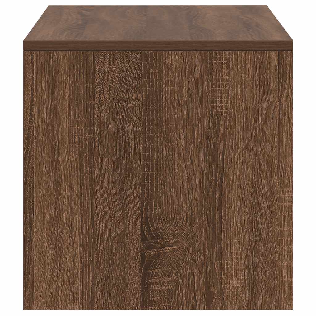 Tv-meubel 100x40x40 cm bewerkt hout bruin eikenkleur is nu te koop bij PeponiXL, paradijselijk wonen!