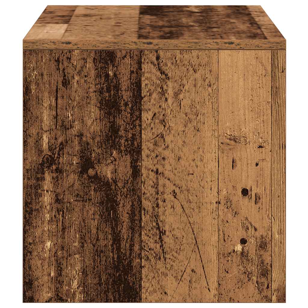 Tv-meubel 100x40x40 cm bewerkt hout oud houtkleurig is nu te koop bij PeponiXL, paradijselijk wonen!