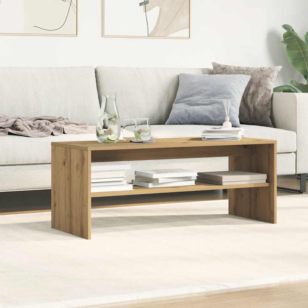 Tv-meubel 100x40x40 cm bewerkt hout artisanaal eikenkleurig is nu te koop bij PeponiXL, paradijselijk wonen!