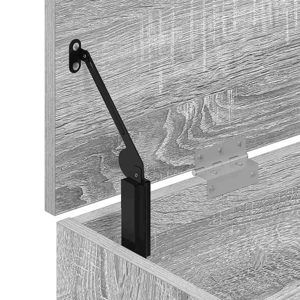 Schoenenbank 102x30,5x45cm bewerkt hout grijs sonoma eikenkleur is nu te koop bij PeponiXL, paradijselijk wonen!