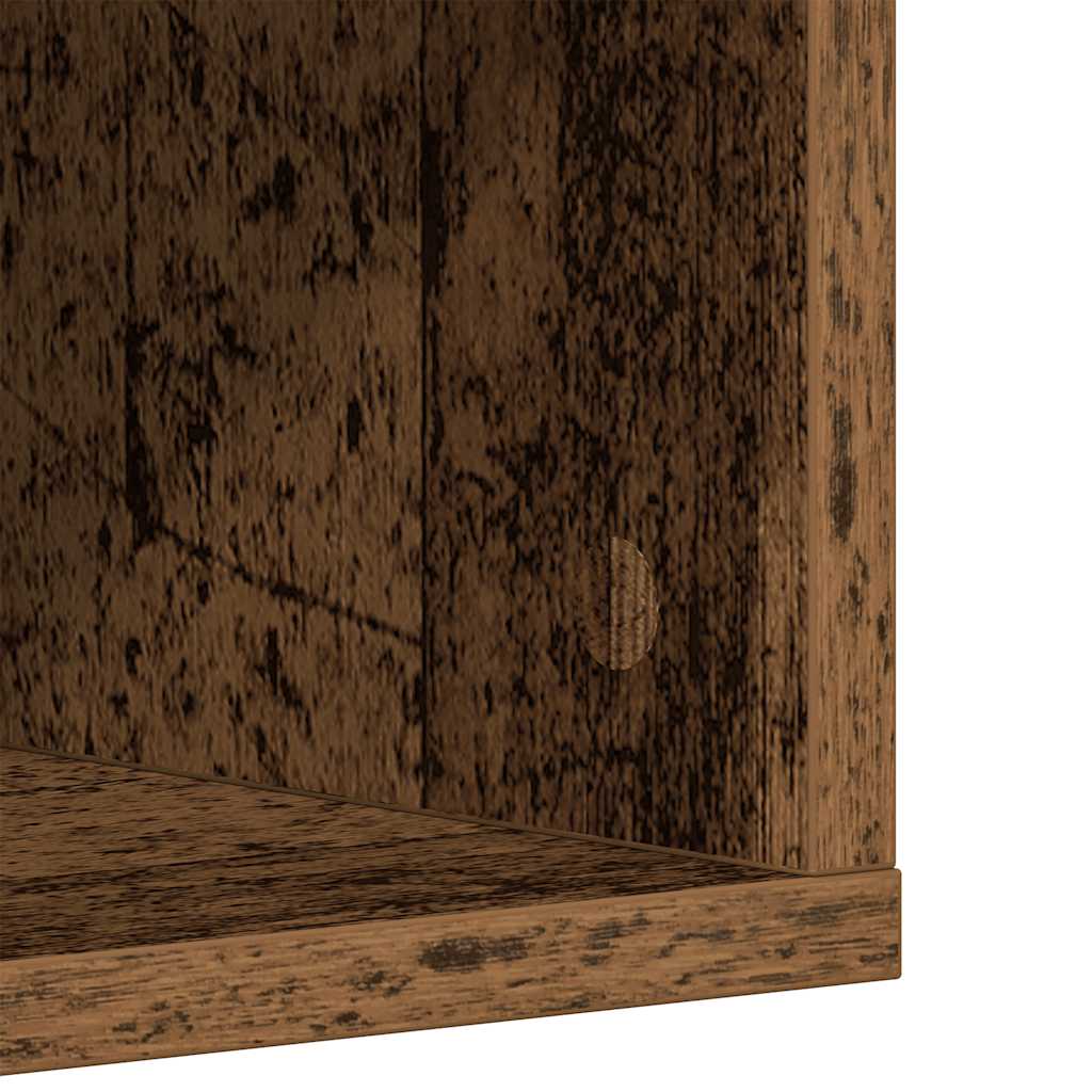 Schoenenkast 54x34x183 cm spaanplaat oud hout is nu te koop bij PeponiXL, paradijselijk wonen!