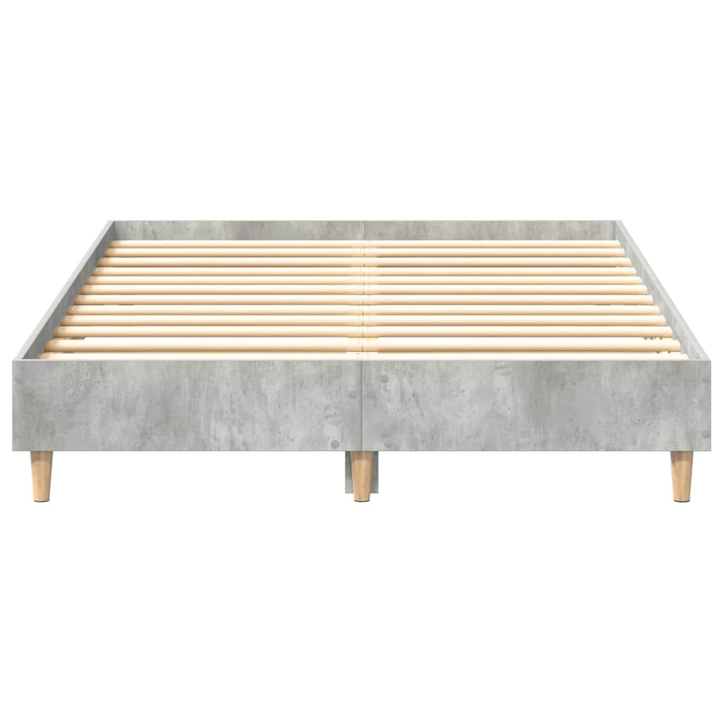 Bedframe zonder matras 120x200 cm spaanplaat beton grijs is nu te koop bij PeponiXL, paradijselijk wonen!