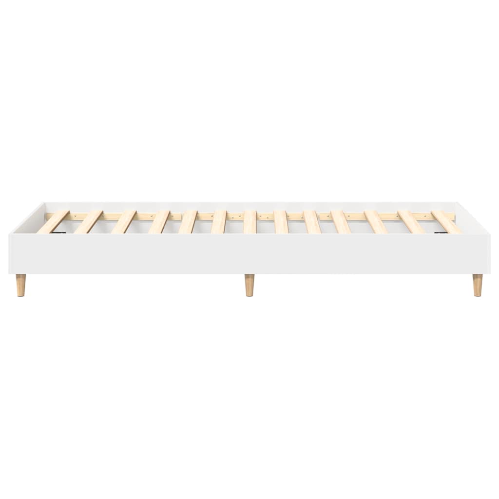 Bedframe zonder matras 90x200 cm spaanplaat wit is nu te koop bij PeponiXL, paradijselijk wonen!