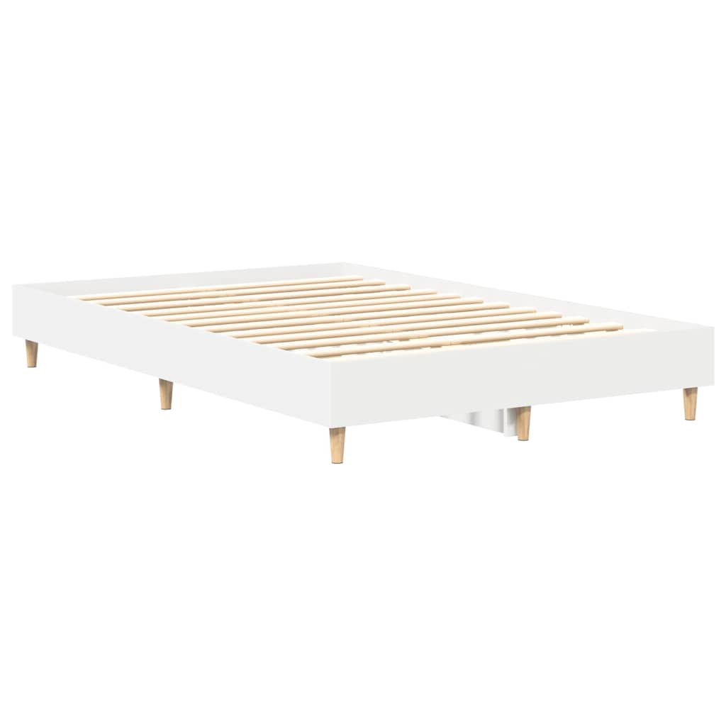 Bedframe zonder matras 120x190 cm spaanplaat wit is nu te koop bij PeponiXL, paradijselijk wonen!