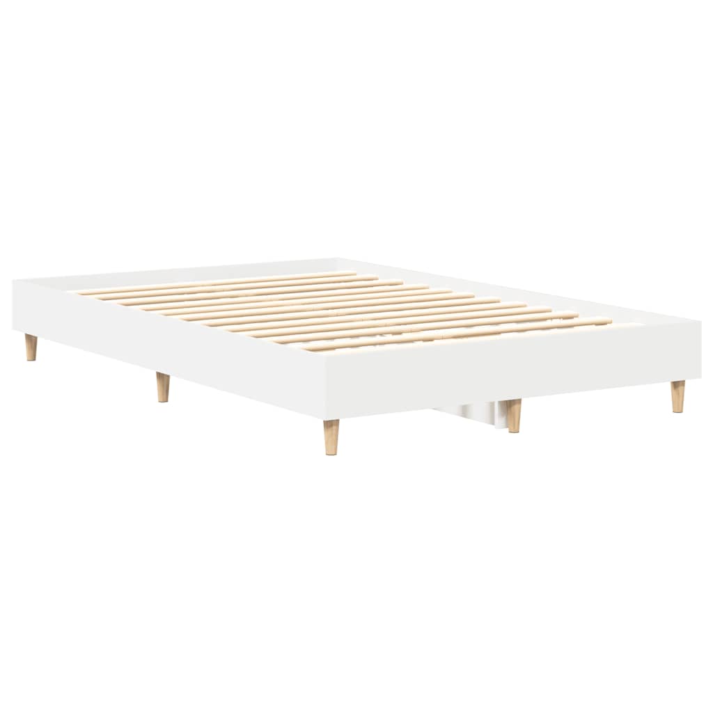 Bedframe zonder matras 120x190 cm spaanplaat wit is nu te koop bij PeponiXL, paradijselijk wonen!