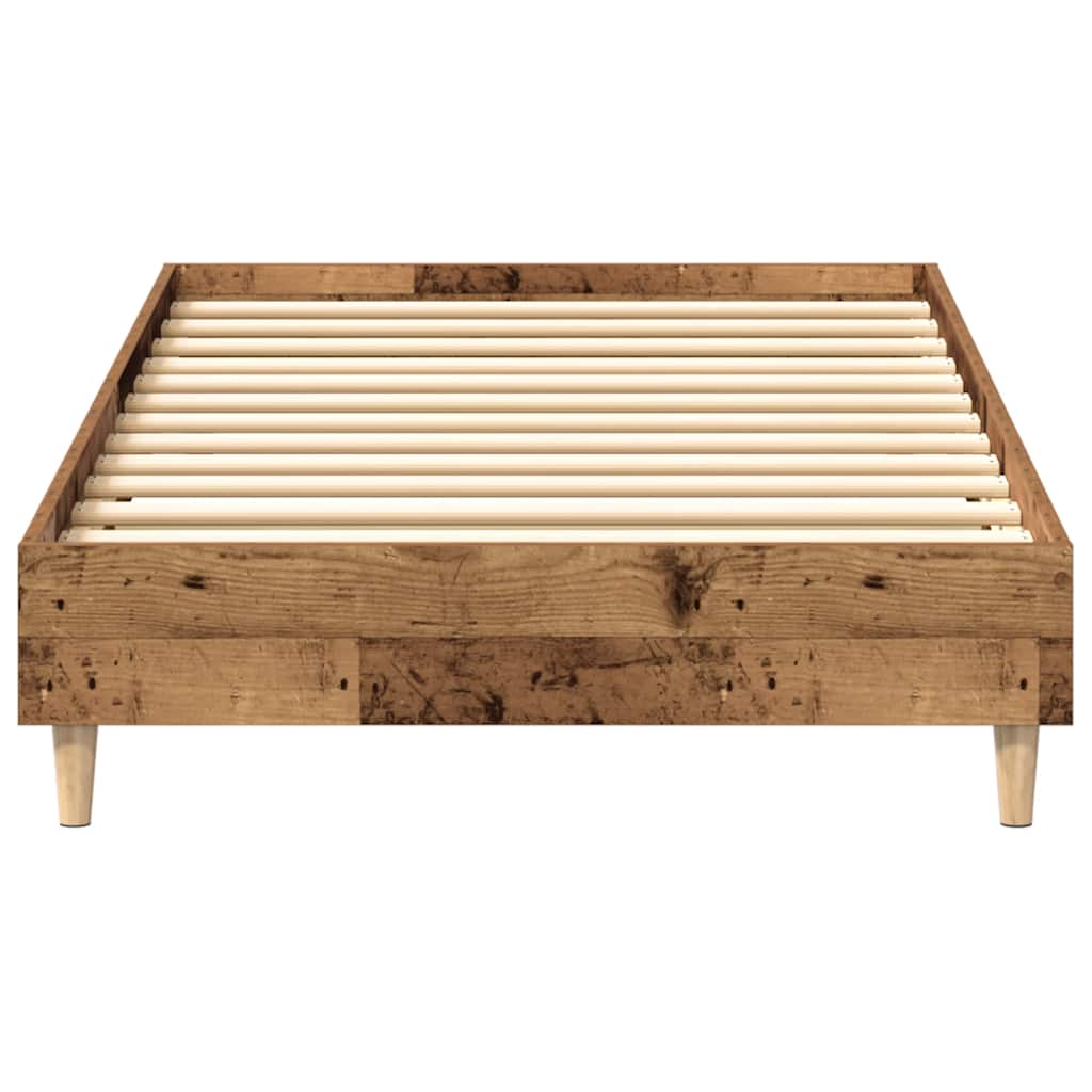 Bedframe zonder matras 90x190 cm spaanplaat bewerkt hout is nu te koop bij PeponiXL, paradijselijk wonen!
