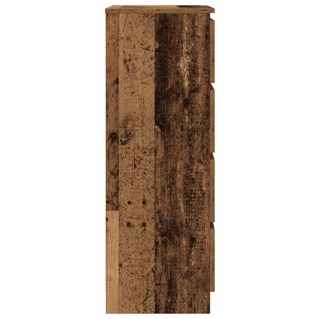 Dressoir 60x35x98,5 cm spaanplaat oud hout is nu te koop bij PeponiXL, paradijselijk wonen!