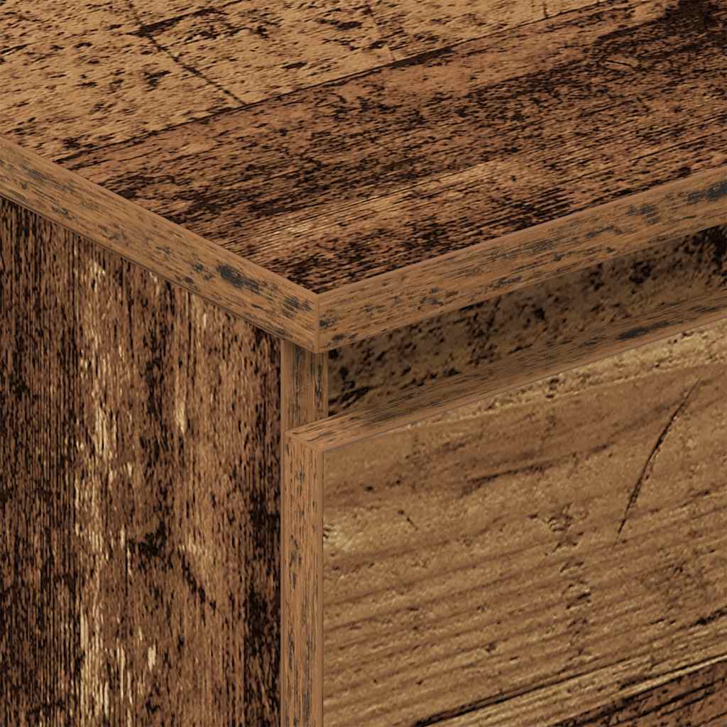 Dressoir 60x35x98,5 cm spaanplaat oud hout is nu te koop bij PeponiXL, paradijselijk wonen!