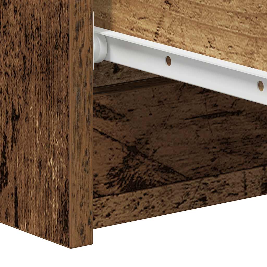 Dressoir 60x35x98,5 cm spaanplaat oud hout is nu te koop bij PeponiXL, paradijselijk wonen!