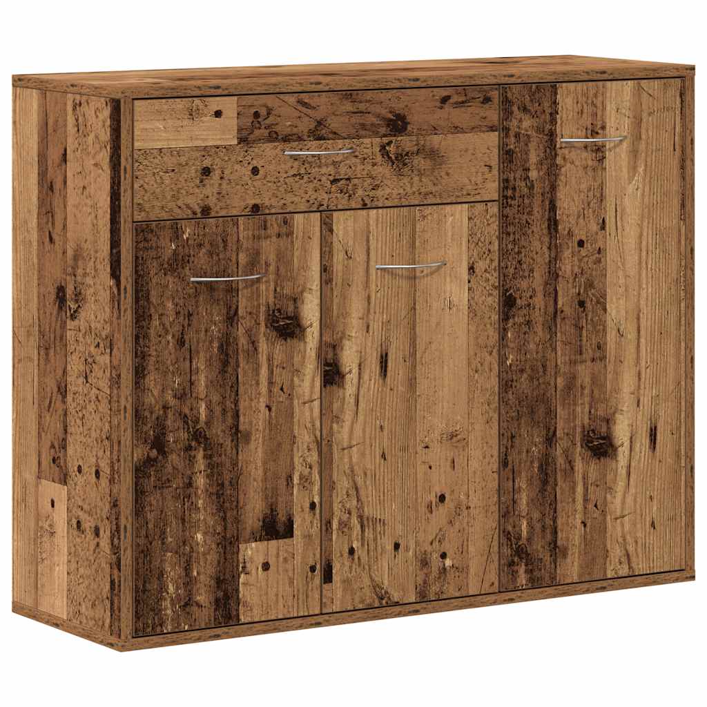 Dressoir 88x30x70 cm spaanplaat oud hout is nu te koop bij PeponiXL, paradijselijk wonen!
