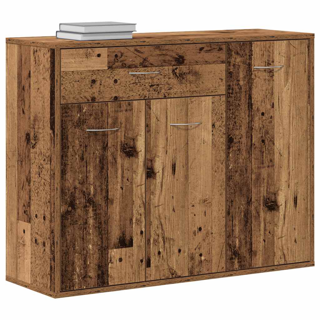 Dressoir 88x30x70 cm spaanplaat oud hout is nu te koop bij PeponiXL, paradijselijk wonen!