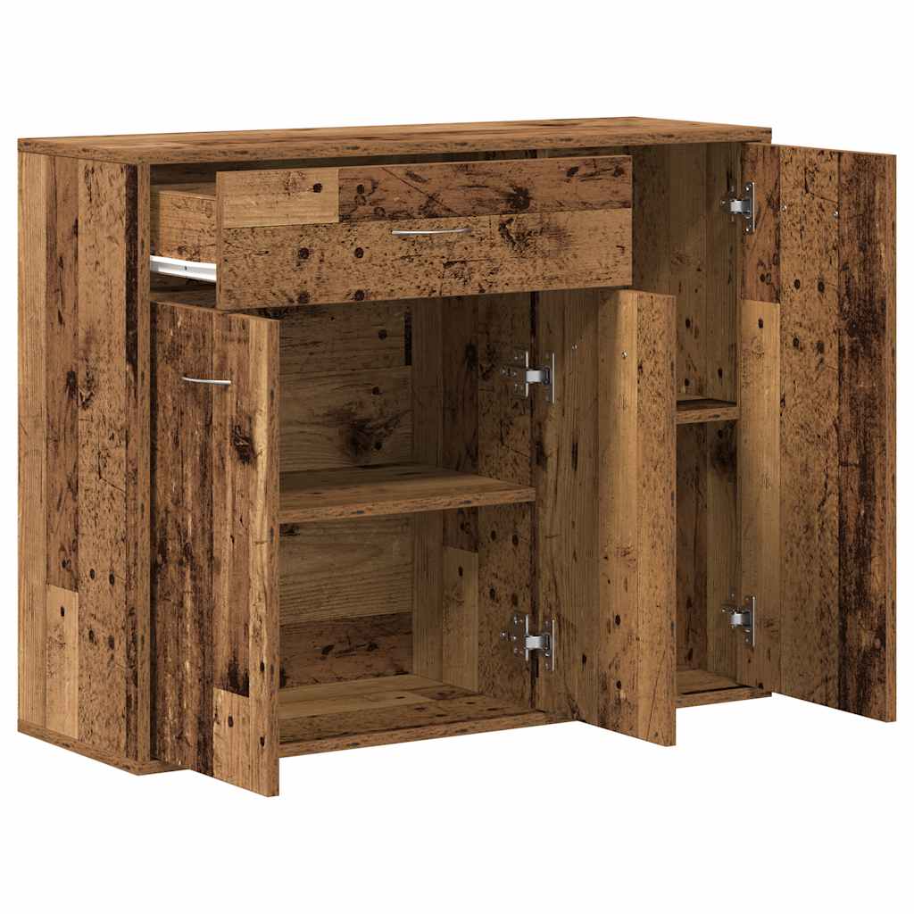 Dressoir 88x30x70 cm spaanplaat oud hout is nu te koop bij PeponiXL, paradijselijk wonen!