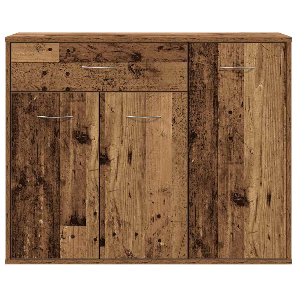 Dressoir 88x30x70 cm spaanplaat oud hout is nu te koop bij PeponiXL, paradijselijk wonen!