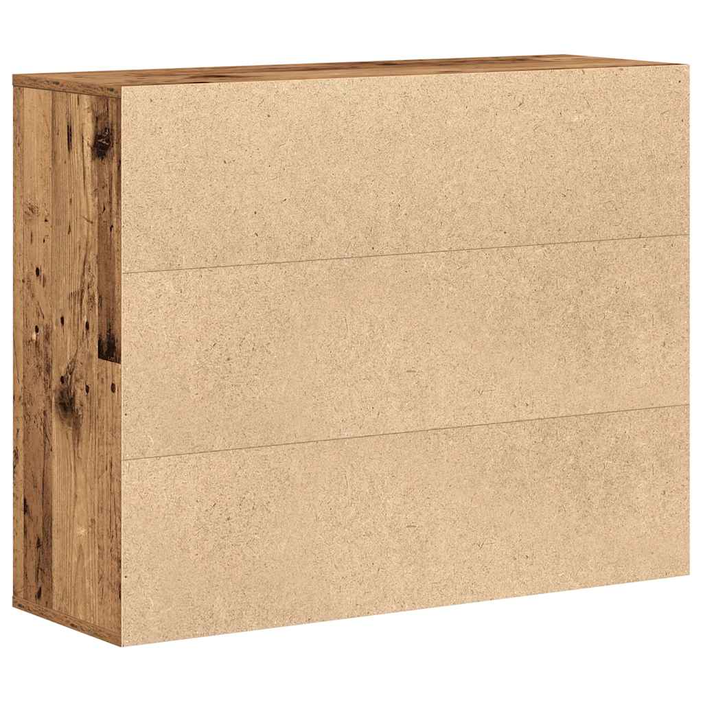 Dressoir 88x30x70 cm spaanplaat oud hout is nu te koop bij PeponiXL, paradijselijk wonen!