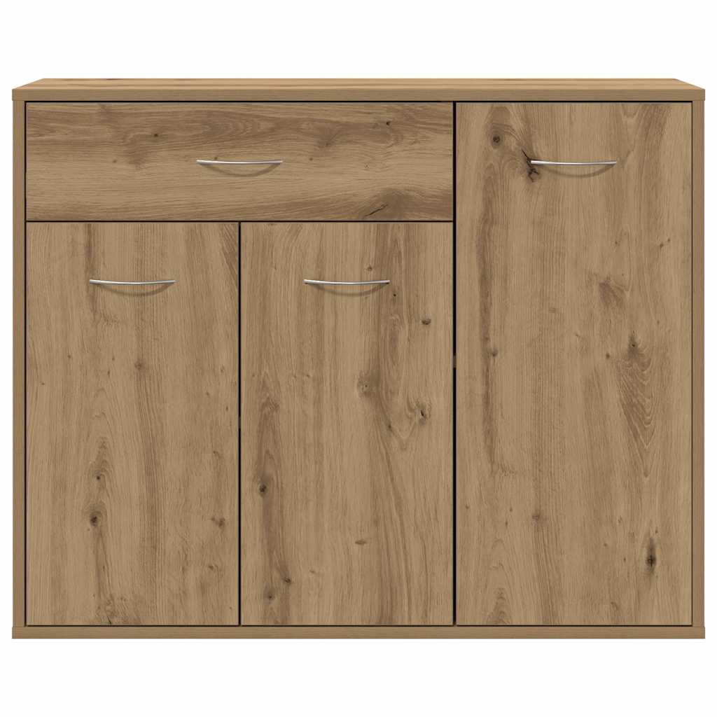 Dressoir ambachtelijk spaanplaat hout ambachtelijk eikenkleurig is nu te koop bij PeponiXL, paradijselijk wonen!