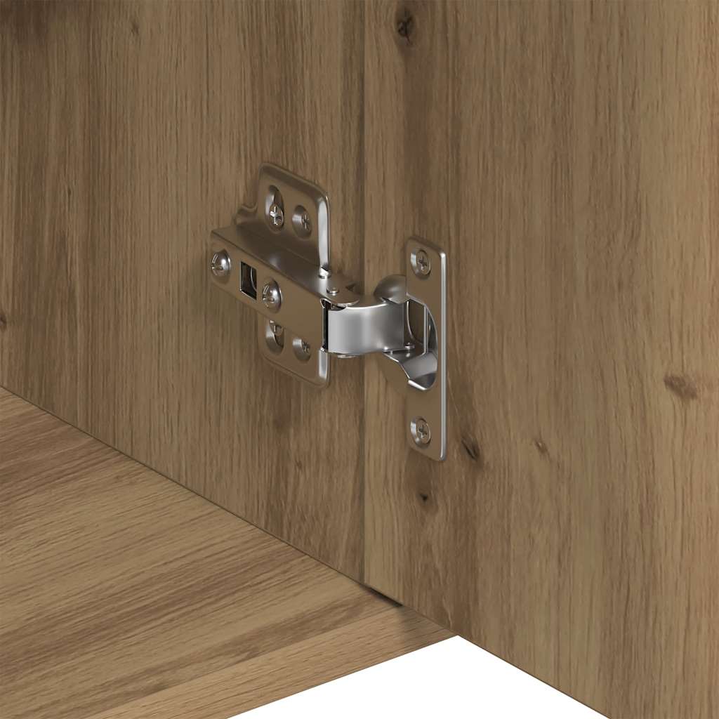 Dressoir ambachtelijk spaanplaat hout ambachtelijk eikenkleurig is nu te koop bij PeponiXL, paradijselijk wonen!