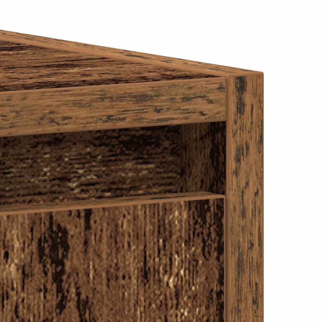 Wastafelkast 60x33x60 cm bewerkt hout oud houtkleurig is nu te koop bij PeponiXL, paradijselijk wonen!