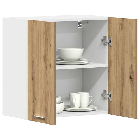 Keukenbovenkast Lyon 60x31x60 cm bewerkt hout ambachtelijk eikenkleurig is nu te koop bij PeponiXL, paradijselijk wonen!