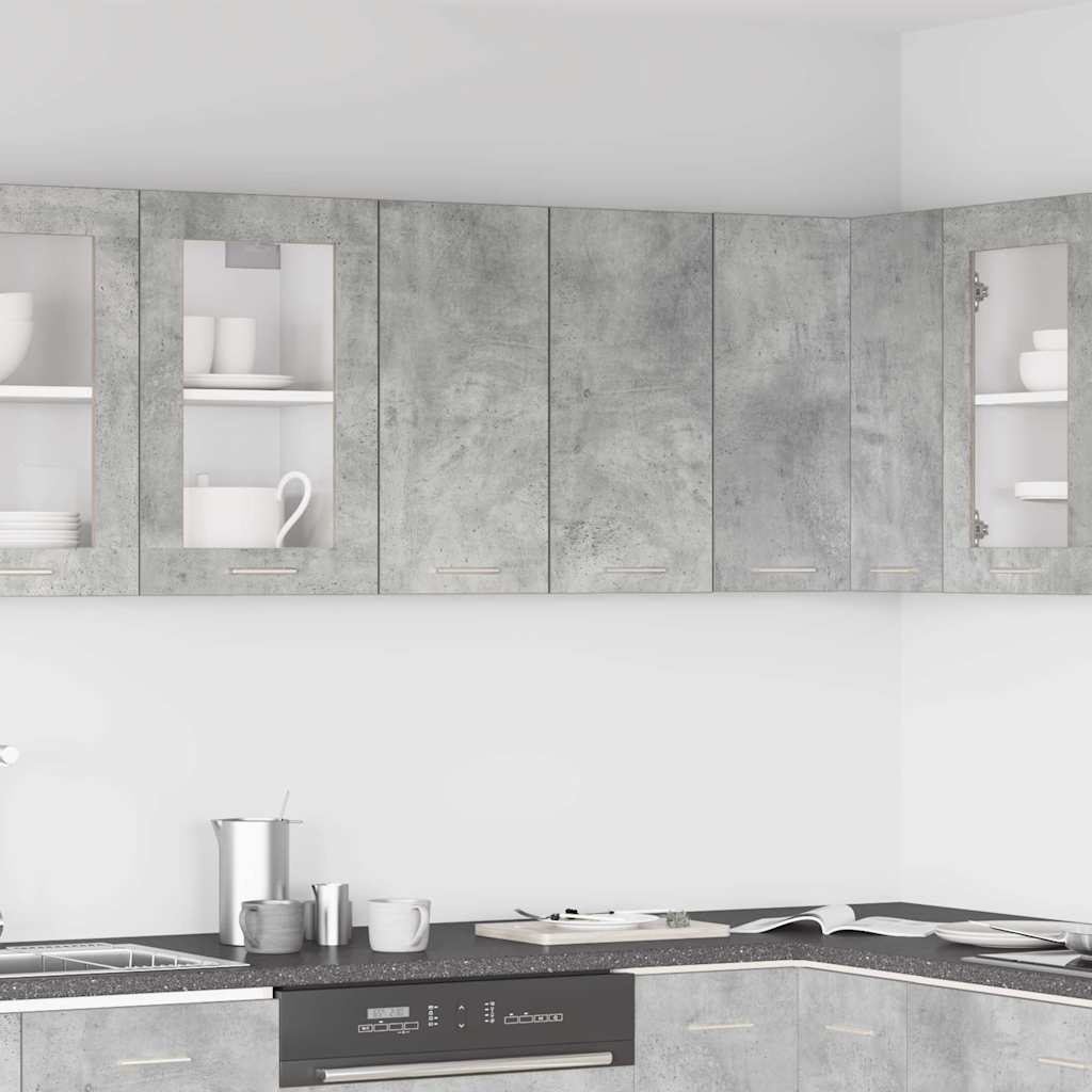 Keukenbovenkast 60x31x60 cm spaanplaat betongrijs is nu te koop bij PeponiXL, paradijselijk wonen!