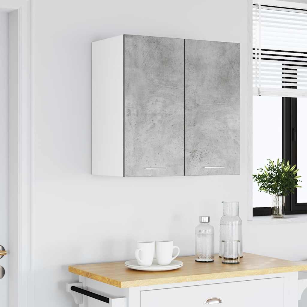 Keukenbovenkast 60x31x60 cm spaanplaat betongrijs is nu te koop bij PeponiXL, paradijselijk wonen!
