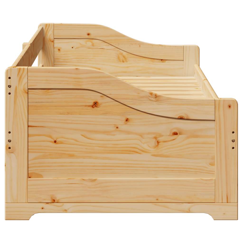 Slaapbank met onderschuifbed zonder matras IRUN 90x200 cm is nu te koop bij PeponiXL, paradijselijk wonen!