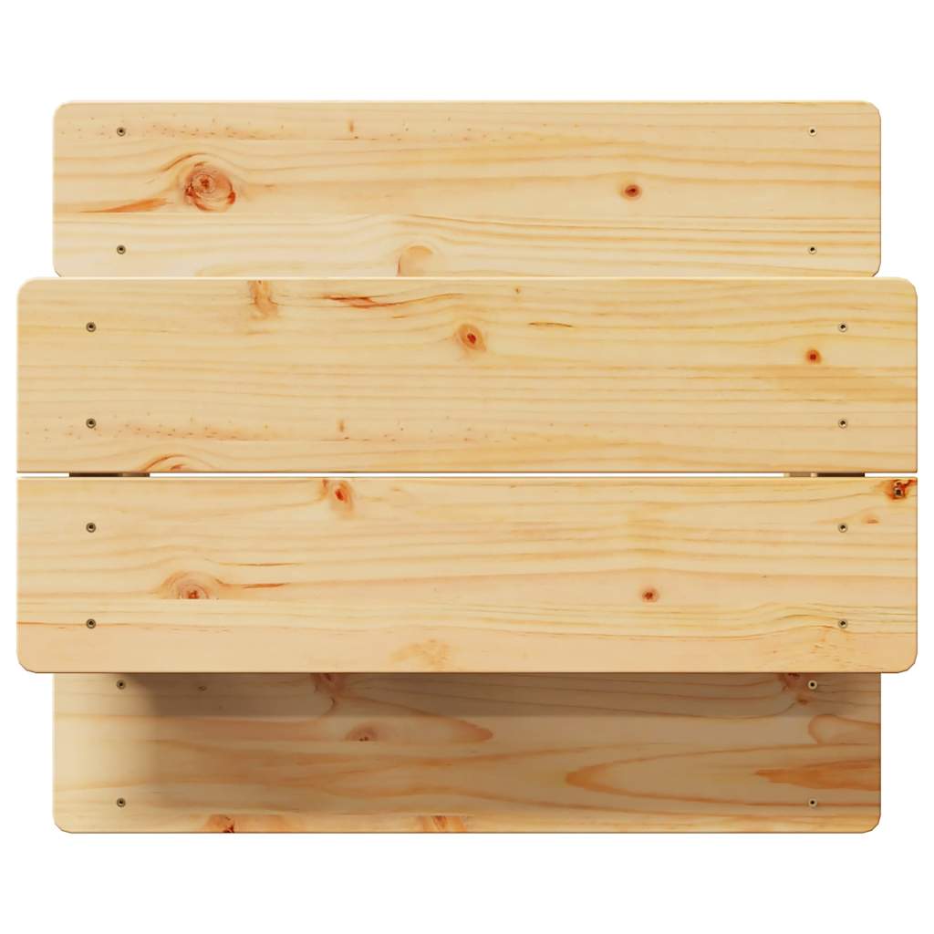 Kindertafel met banken 90x79,5x50 cm massief hout is nu te koop bij PeponiXL, paradijselijk wonen!