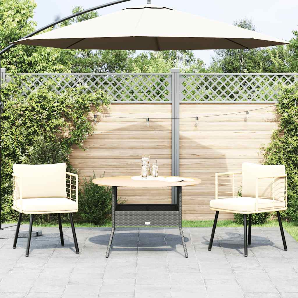 Tuinstoelen 2 st met kussens poly rattan naturel is nu te koop bij PeponiXL, paradijselijk wonen!