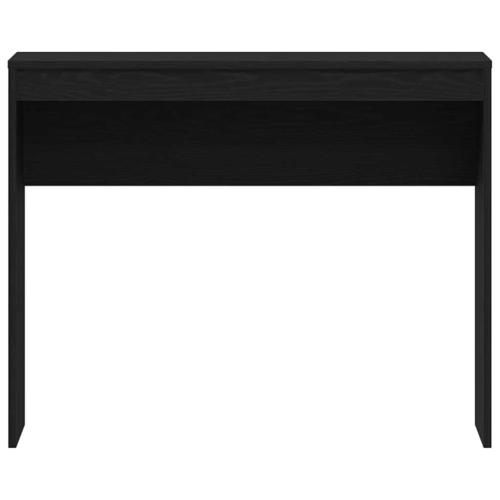 Bureau Zwart Eiken 90x40x72 cm Bewerkt Hout is nu te koop bij PeponiXL, paradijselijk wonen!