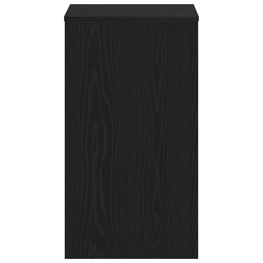 Bureau Zwart Eiken 90x40x72 cm Bewerkt Hout is nu te koop bij PeponiXL, paradijselijk wonen!