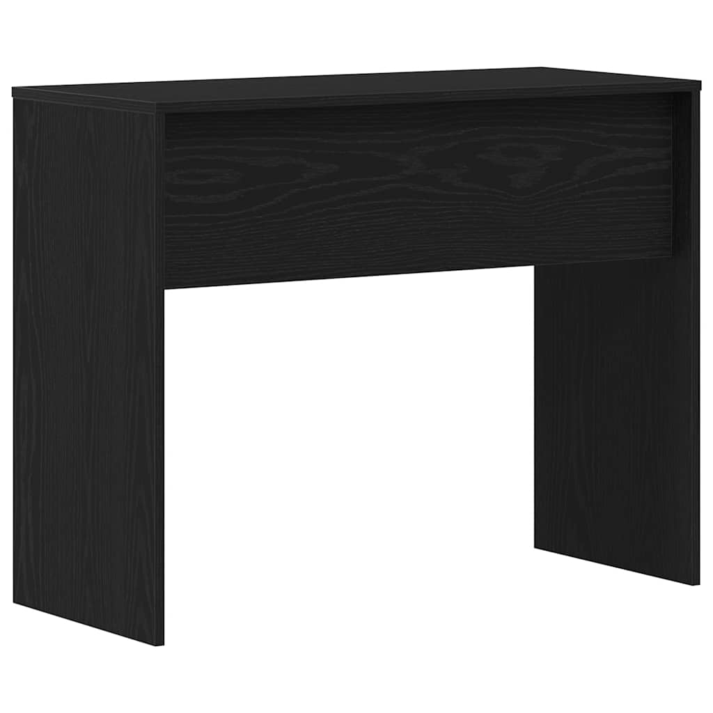 Bureau Zwart Eiken 90x40x72 cm Bewerkt Hout is nu te koop bij PeponiXL, paradijselijk wonen!