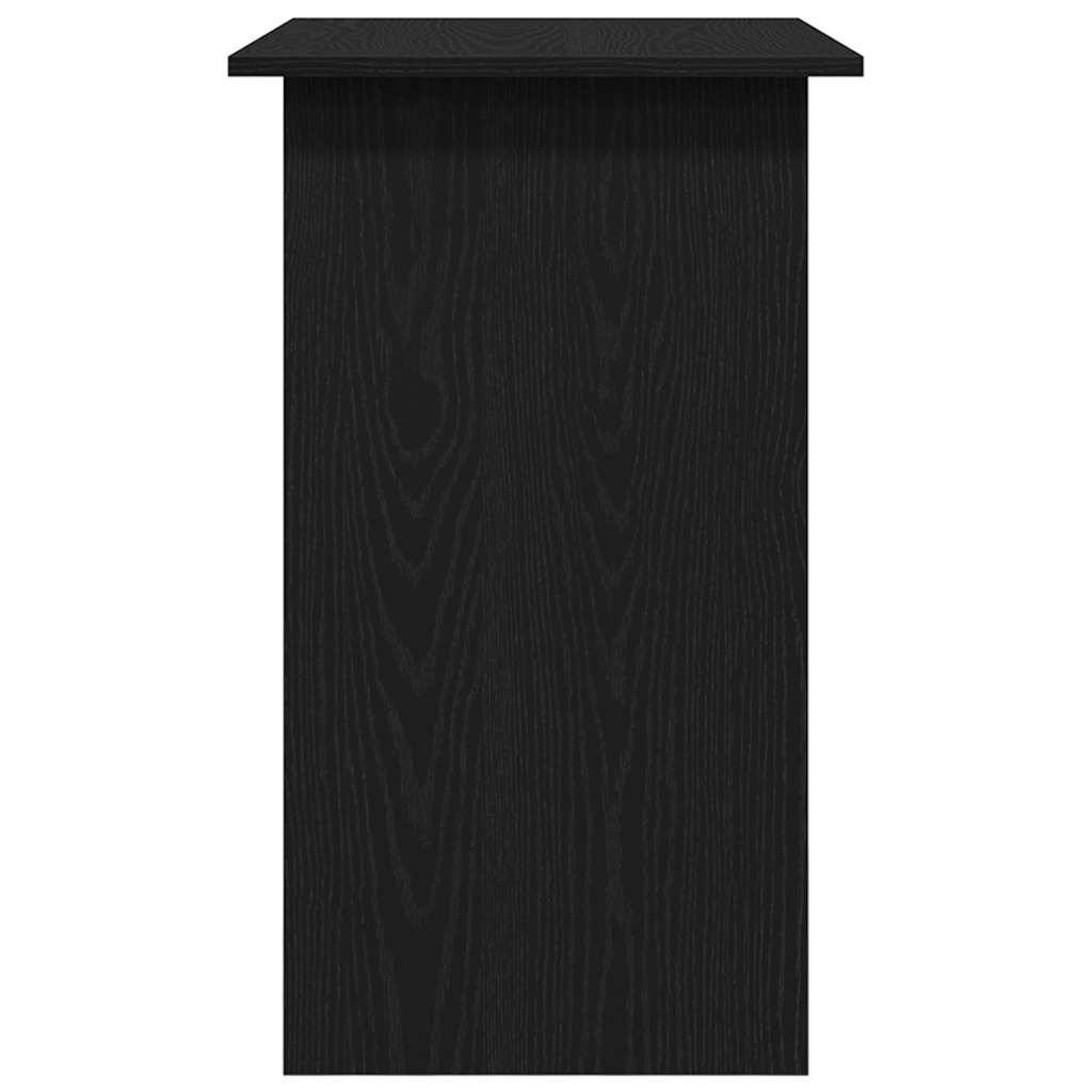 Bureau 80x45x74 cm spaanplaat zwart eikenkleurig is nu te koop bij PeponiXL, paradijselijk wonen!