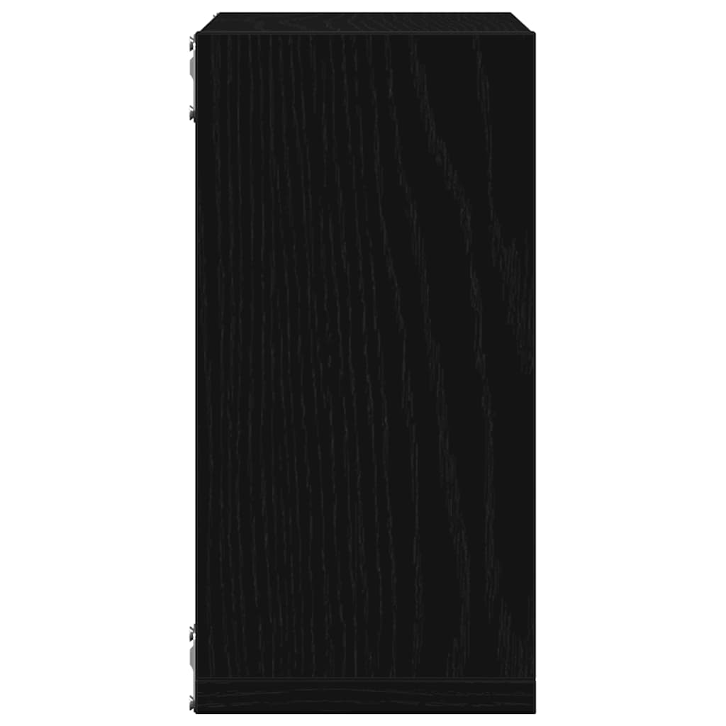 Wandschappen kubus 6 st 30x15x30 cm bewerkt hout zwart eiken is nu te koop bij PeponiXL, paradijselijk wonen!